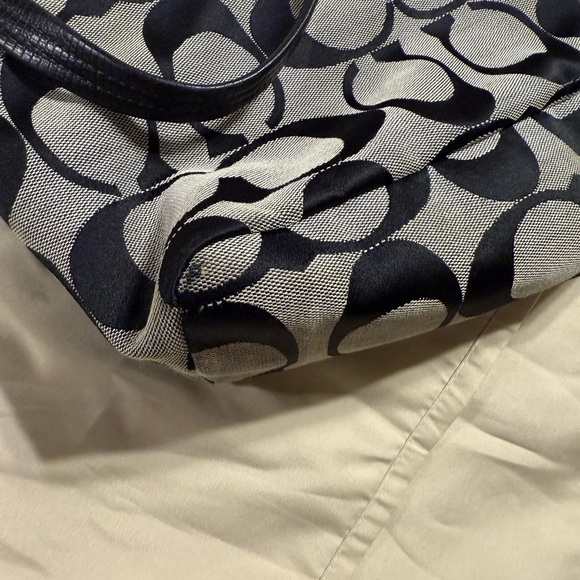 Coach Black and Gray Tote - Picture 9 of 10